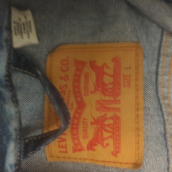 Levi's Men's Large Denim Coat - Picture 4 of 5